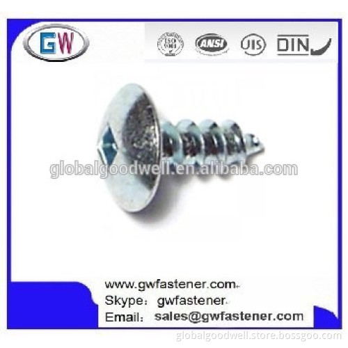 Zinc Plated Square Drive Sheet Metal Screw